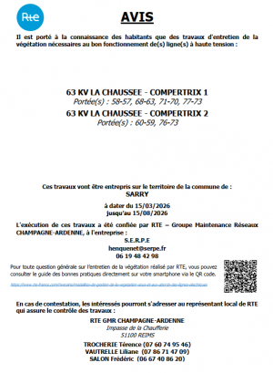 image de Travaux d'élagage et d'abattage RTE sur notre commune 